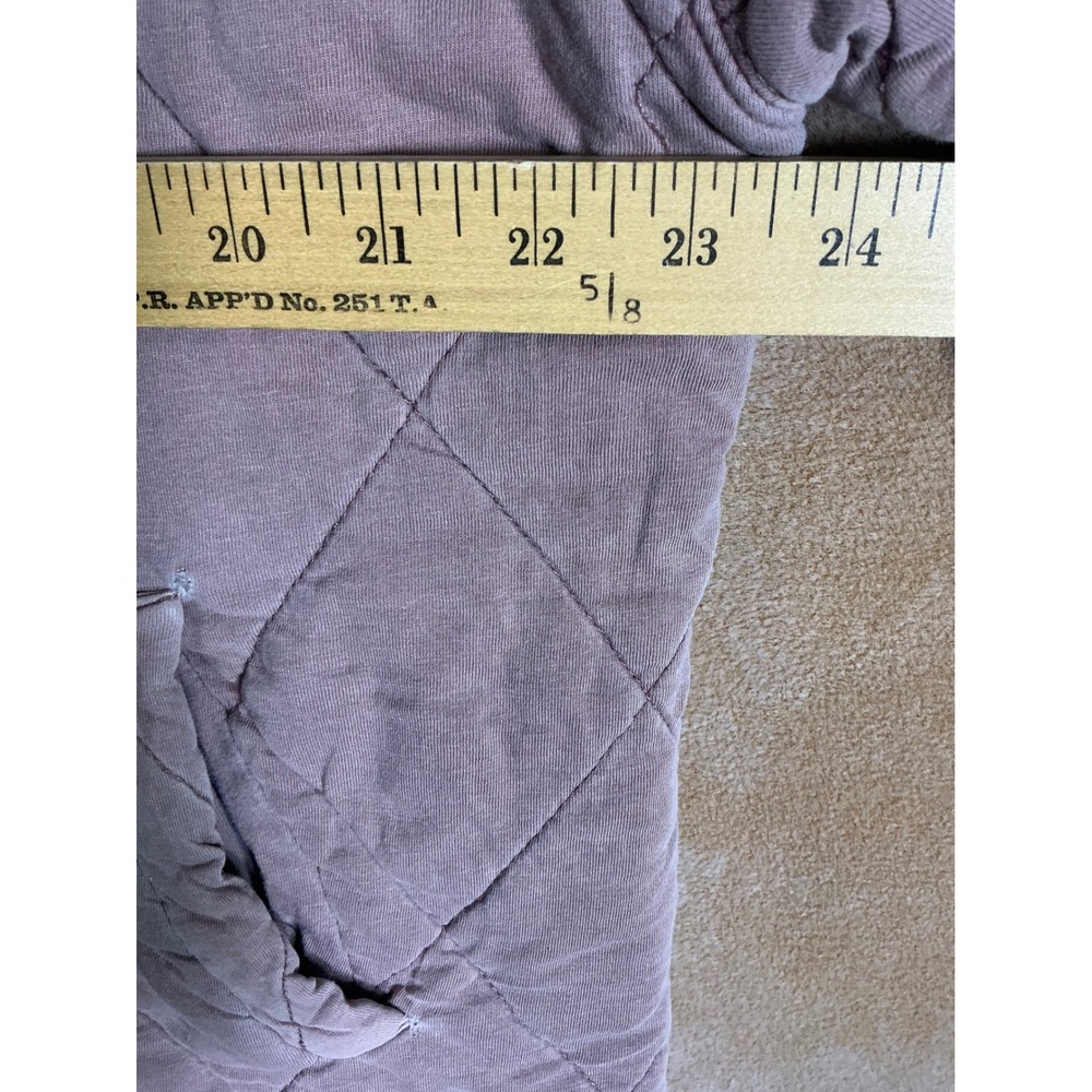 Wild‎ Fable Quilted Jacket Dusty Rose Pink Full Zip Stand Collar Oversized XXL - Picture 6 of 7